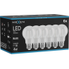 Mexen Vintis 6x żarówka filament LED E27, A60, 4W, 55 lm, blue - L150-E27-04XX-47x06