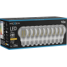 Mexen Vintis 10x żarówka filament LED E27, A60, 4W, Ciepła - 2200K, 280 lm, smoke - L150-E27-0422-70x10