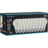 Mexen Vintis 10x żarówka filament LED E27, A60, 4W, Zimna - 6500K, 470 lm, clear - L150-E27-0465-00x10