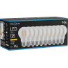 Mexen Vintis 10x żarówka filament LED E27, A60, 6W, Ciepła - 2200K, 720 lm, clear - L150-E27-0622-00x10