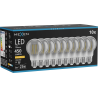 Mexen Vintis 10x żarówka filament LED E27, A60, 6W, Ciepła - 2200K, 450 lm, smoke - L150-E27-0622-70x10