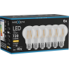 Mexen Vintis 6x żarówka filament LED E27, A60, 6W, Ciepła - 2700K, 720 lm, clear - L150-E27-0627-00x06