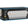 Mexen Vintis 10x żarówka filament LED E27, A60, 6W, Ciepła - 2700K, 720 lm, clear - L150-E27-0627-00x10