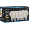 Mexen Vintis 6x żarówka filament LED E27, A60, 8W, Ciepła - 2200K, 1055 lm, clear - L150-E27-0822-00x06