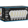 Mexen Vintis 6x żarówka filament LED E27, A60, 8W, Neutralna - 4000K, 1055 lm, clear - L150-E27-0840-00x06