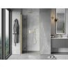 Mexen Mist-F drzwi prysznicowe składane lewe 60 cm, transparent, złote szczotkowane - 8A6-060-000-55-00-L