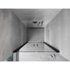 Mexen Mist drzwi prysznicowe uchylne 80 cm, transparent, czarne - 8A7-080-000-70-00