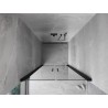 Mexen Mist drzwi prysznicowe uchylne 95 cm, transparent, czarne - 8A7-095-000-70-00