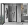 Mexen Mist drzwi prysznicowe uchylne 120 cm, transparent, czarne - 8A7-120-000-70-00