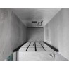 Mexen Mist drzwi prysznicowe uchylne 85 cm, czarna kratka, czarne - 8A7-085-000-70-77