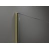 Mexen Kioto ścianka prysznicowa Walk-in 100 x 200 cm, ombre niebieska 8 mm, złota - 800-100-101-50-46