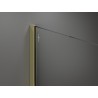 Mexen Kioto ścianka prysznicowa Walk-in 150 x 200 cm, ombre niebieska 8 mm, złota - 800-150-101-50-46