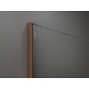 Mexen Kioto ścianka prysznicowa Walk-in 110 x 200 cm, ombre niebieska 8 mm, różowe złoto - 800-110-101-60-46