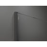 Mexen Kioto ścianka prysznicowa Walk-in 80 x 200 cm, ombre niebieska 8 mm, gun gray szczotkowany - 800-080-101-66-46