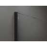Mexen Kioto ścianka prysznicowa Walk-in 80 x 200 cm, ombre niebieska 8 mm, czarna - 800-080-101-70-46
