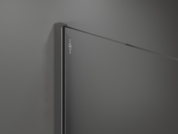 Mexen Kioto ścianka prysznicowa Walk-in 80 x 200 cm, ombre biała 8 mm, gun metal - 800-080-101-95-86