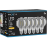 Mexen Vintis 6x żarówka filament LED E27, G80, 2W, Ciepła - 2200K, 150 lm, smoke - L155-E27-0222-70x06