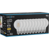 Mexen Vintis 10x żarówka filament LED E27, G80, 4W, Ciepła - 2700K, 470 lm, clear - L155-E27-0427-00x10