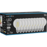 Mexen Vintis 10x żarówka filament LED E27, G80, 10W, Neutralna - 4000K, 1320 lm, clear - L155-E27-1040-00x10