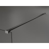 Mexen Kioto ścianka prysznicowa wolnostojąca 130 x 200 cm, ombre czarna 8 mm, gun metal - 800-130-002-95-76