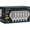 Mexen Vintis 6x żarówka filament LED E27, G95, 2W, Ciepła - 2200K, 150 lm, smoke - L157-E27-0222-70x06
