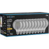 Mexen Vintis 10x żarówka filament LED E27, G95, 2W, Ciepła - 2200K, 150 lm, smoke - L157-E27-0222-70x10