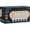 Mexen Vintis 6x żarówka filament LED E27, G95, 6W, Ciepła - 2700K, 600 lm, amber - L157-E27-0627-50x06