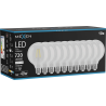 Mexen Vintis 10x żarówka filament LED E27, G95, 6W, Neutralna - 4000K, 720 lm, clear - L157-E27-0640-00x10