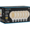 Mexen Vintis 6x żarówka filament LED E27, G95, 8W, Ciepła - 2700K, 750 lm, amber - L157-E27-0827-50x06