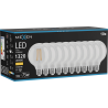 Mexen Vintis 10x żarówka filament LED E27, G95, 10W, Ciepła - 2700K, 1320 lm, clear - L157-E27-1027-00x10