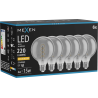 Mexen Vintis 6x żarówka filament spirala LED E27, G95, 4W, Ciepła - 2200K, 220 lm, smoke - L167-E27-0422-70x06