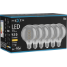 Mexen Vintis 6x żarówka filament spirala LED E27, G95, 6W, Ciepła - 2700K, 510 lm, smoke - L167-E27-0627-70x06
