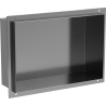 Mexen X-Wall-NR półka wnękowa bez kołnierza 30 x 20 cm, gun gray szczotkowany - 19E1302010