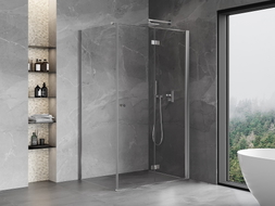 Mexen Mist-F kabina prysznicowa składana prawa 95 x 75 cm, transparent, chrom - 8A6T-095-075-01-00-P
