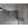 Mexen Mist-F kabina prysznicowa składana prawa 75 x 90 cm, transparent, złota - 8A6T-075-090-50-00-P
