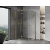 Mexen Mist-F Duo kabina prysznicowa składana lewa 120 x 95 cm, transparent, złota - 8A6-120L-095P-50-00