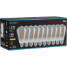 Mexen Vintis 10x żarówka filament LED E27, ST64, 4W, Ciepła - 2200K, 300 lm, smoke - L152-E27-0422-70x10