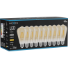 Mexen Vintis 10x żarówka filament LED E27, ST64, 4W, Ciepła - 2700K, 400 lm, amber - L152-E27-0427-50x10