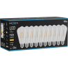 Mexen Vintis 10x żarówka filament LED E27, ST64, 6W, Ciepła - 2700K, 720 lm, clear - L152-E27-0627-00x10