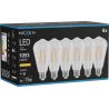 Mexen Vintis 6x żarówka filament LED E27, ST64, 8W, Ciepła - 2200K, 1055 lm, clear - L152-E27-0822-00x06