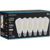 Mexen Vintis 6x żarówka filament LED E27, ST64, 8W, Neutralna - 4000K, 1055 lm, clear - L152-E27-0840-00x06