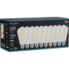 Mexen Vintis 10x żarówka filament LED E27, ST64, 10W, Zimna - 6500K, 1320 lm, clear - L152-E27-1040-00x10