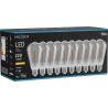 Mexen Vintis 10x żarówka filament spirala LED E27, ST64, 4W, Ciepła - 2200K, 220 lm, smoke - L162-E27-0422-70x10