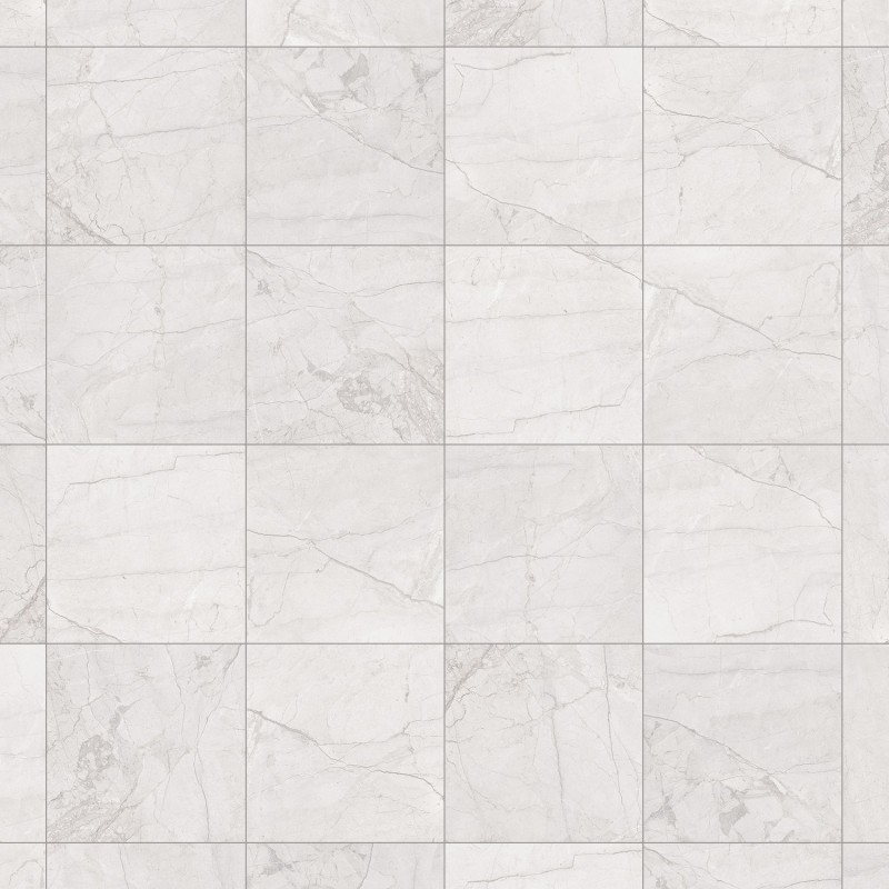 Mexen Morella Bianco gres szkliwiony rekt. G1, płytka podłogowo-ścienna 60 x 60 cm, carving - TL412-060-060-00