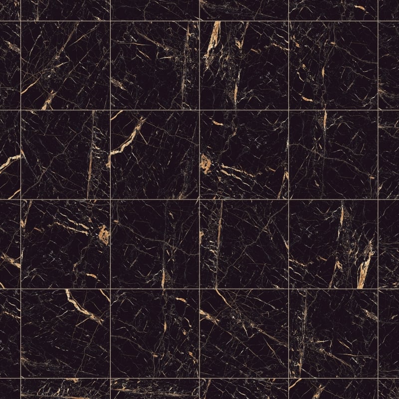 Mexen Python Gold gres szkliwiony rekt. G1, płytka podłogowo-ścienna 60 x 60 cm, wysoki połysk - TL212-060-060-00