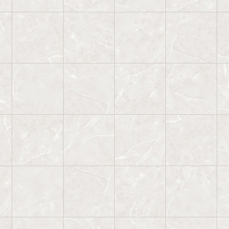 Mexen Boca Bianco gres szkliwiony rekt. G1, płytka podłogowo-ścienna 60 x 60 cm, połysk - TL102-060-060-00