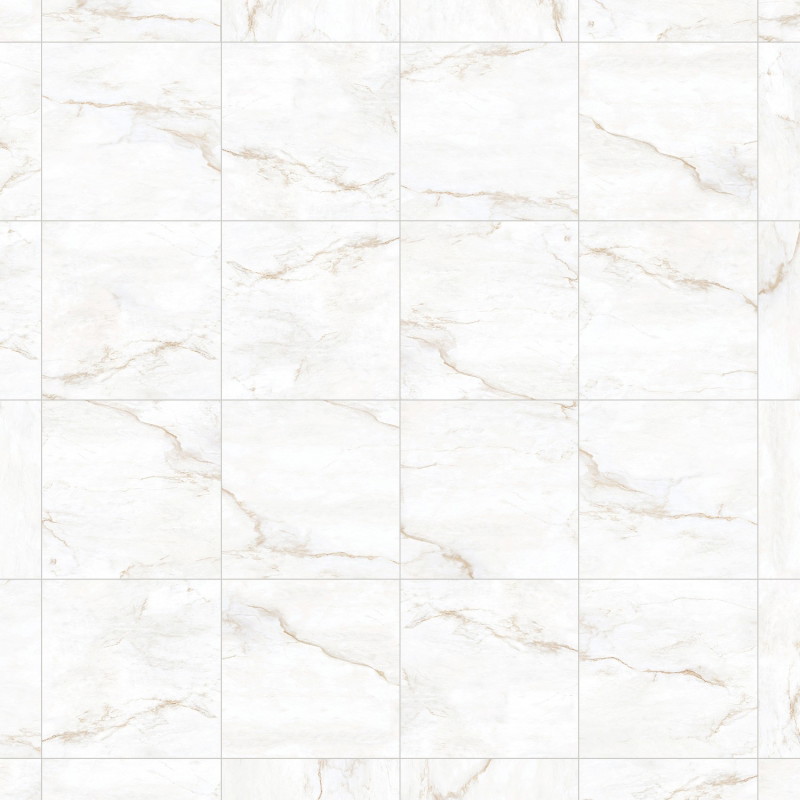 Mexen Brakel White gres szkliwiony rekt. G1, płytka podłogowo-ścienna 60 x 60 cm, połysk - TL110-060-060-01