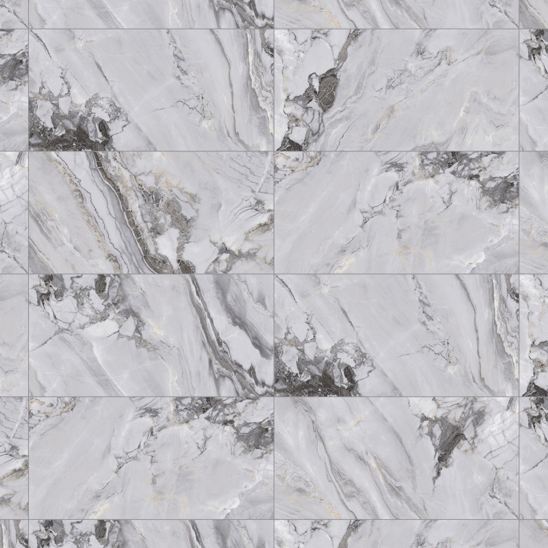 Mexen Limos Grey gres szkliwiony rekt. G1, płytka podłogowo-ścienna 120 x 60 cm, połysk - TL127-120-060-01
