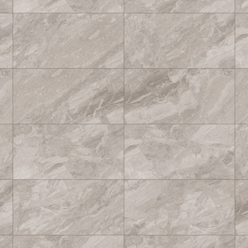 Mexen Reno Grey gres szkliwiony rekt. G1, płytka podłogowo-ścienna 120 x 60 cm, połysk - TL133-120-060-02