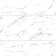 Mexen Agata White gres szkliwiony rekt. G1, płytka podłogowo-ścienna 120 x 60 cm, połysk - TL144-120-060-00
